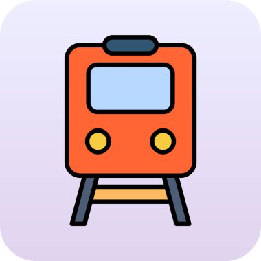 Otobüs. Web simgesi basit illüstrasyon