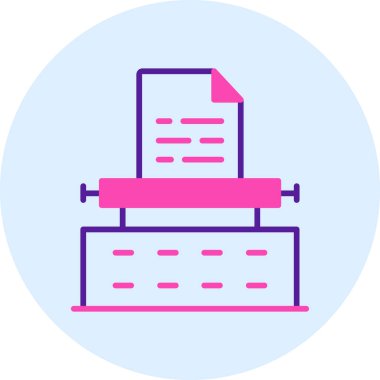 Modern bir simgenin vektör illüstrasyonu