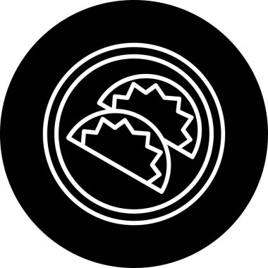 Bir besin simgesinin vektör illüstrasyonu