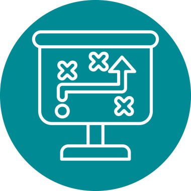 ok simgesi vektör illüstrasyonu