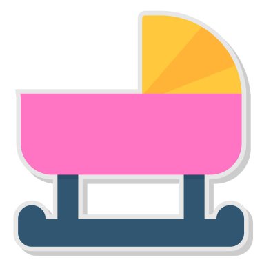 Sandalye. Web simgesi basit illüstrasyon