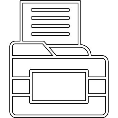 folder with documents isolated icon vector illustration design