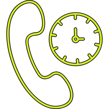 telefon simgesi, basit vektör tasarımı