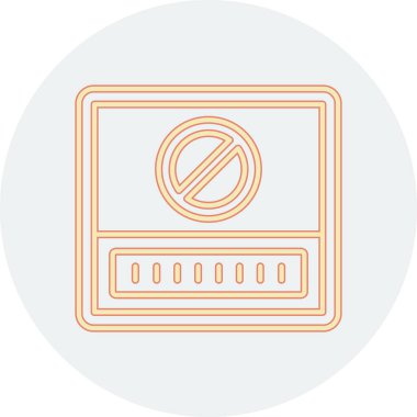 Modern b 'nin vektör illüstrasyonu eksik simgesi