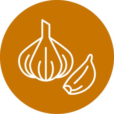 Soğan simgesi modern illüstrasyon