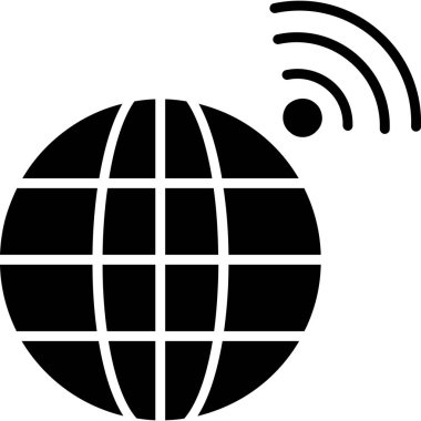 Küresel simge vektör illüstrasyonu