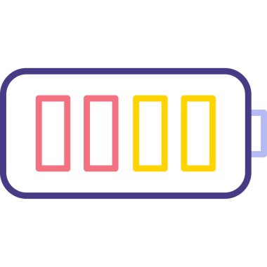 pil vektör simgesi. resimleme