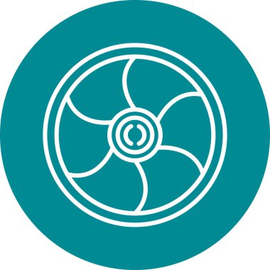 fan simgesi vektör illüstrasyonu