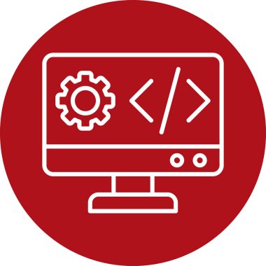 Web tasarım vektör çizgisi simgesi