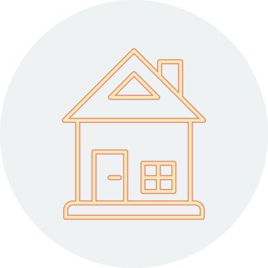 ev simgesi vektör illüstrasyonu