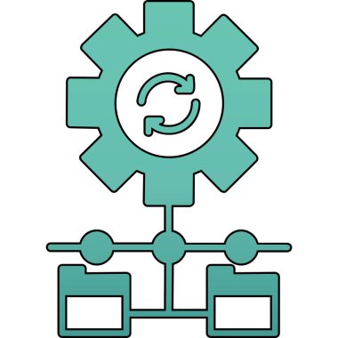 dişli ayarları vektör simgesi