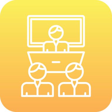 İş ve finans simgesinin vektör illüstrasyonu