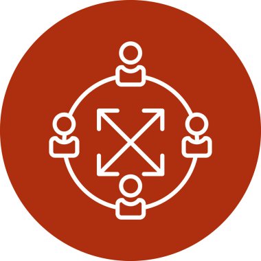 seo modern simgesinin vektör illüstrasyonu