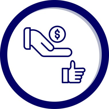 para simgesi vektör illüstrasyonu