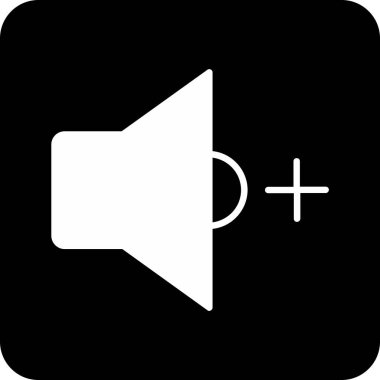 Konuşmacı. Web simgesi basit illüstrasyon