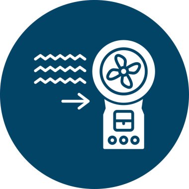 Su soğutucu simgesinin vektör illüstrasyonu