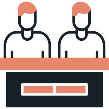 iş konferansı simgesi