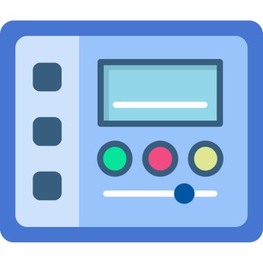 Banka kredi kartı makine simgesi