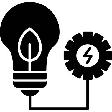 Bir fikrim var. Web simgesi basit illüstrasyon