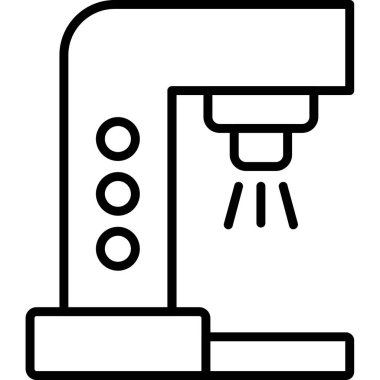 Duş. Web simgesi basit illüstrasyon
