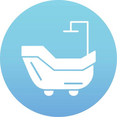 Alışveriş sepeti simgesi. Düz tasarım