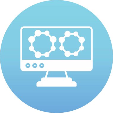 bilgisayar simgesi vektör illüstrasyonu