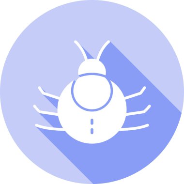 Böcek. Web simgesi basit illüstrasyon