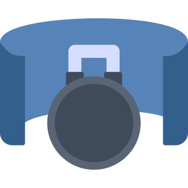 Dürbün. Web simgesi basit illüstrasyon