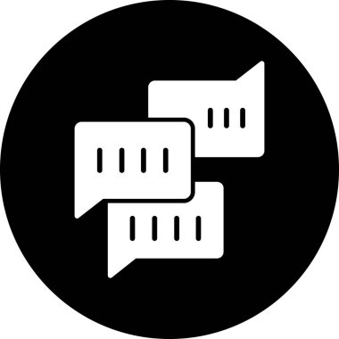 kabarcık sohbet iletişim simgesi