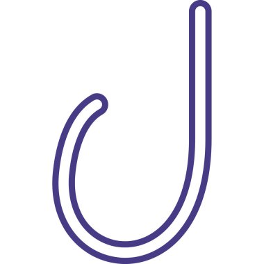 Kanca. Web simgesi basit illüstrasyon