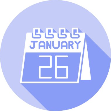 takvim tasarım simgesi ana hat biçiminde