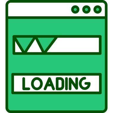 Moda tarzı izole edilmiş arka grup web sitesi simgesi