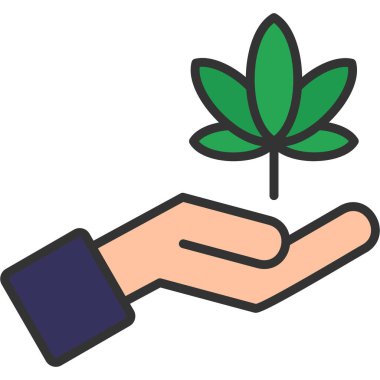 Esrar esrar esrar ikonu doldurulmuş ana hatları biçiminde