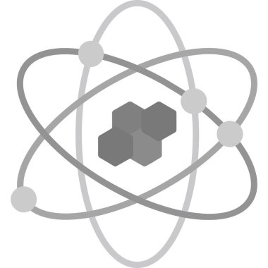 atom. Web simgesi basit tasarım