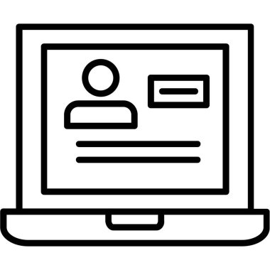 bilgisayar simgesi, vektör illüstrasyonu