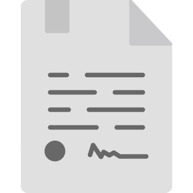 kağıt belge vektör simgesi