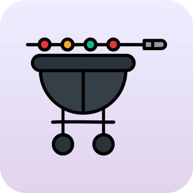 Modern b 'nin vektör illüstrasyonu simge tasarımından yoksun.