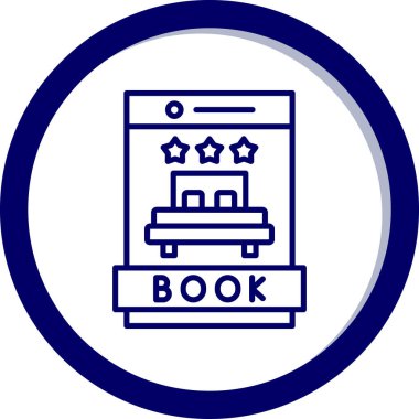 Kitap. Web simgesi basit illüstrasyon