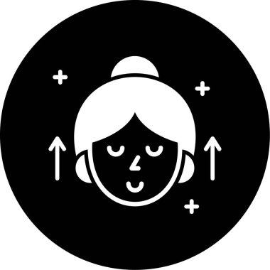 Maskeli ve maskeli bir kadının vektör çizimi