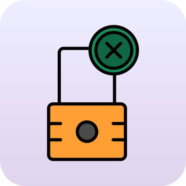 güvenli simge vektör illüstrasyonu