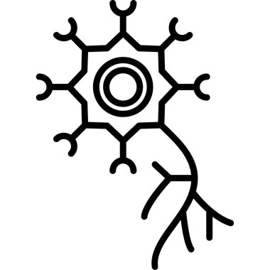 Virüs bakteri ikonu ana hat vektörü. Hastalık virüsü bakteriler