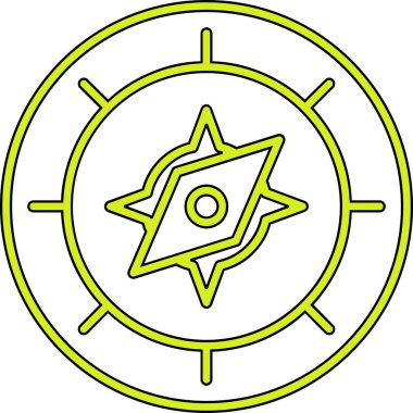 Pusula simgesi vektör resimlemesi