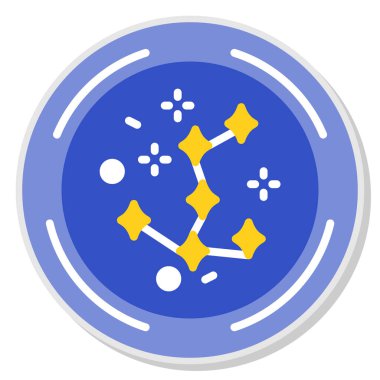 Sihirli değnek. Web simgesi basit illüstrasyon