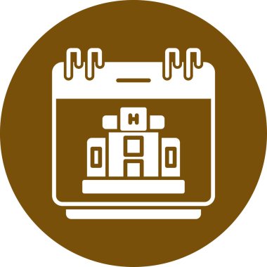 takvim tarihi vektör çizgisi simgesi