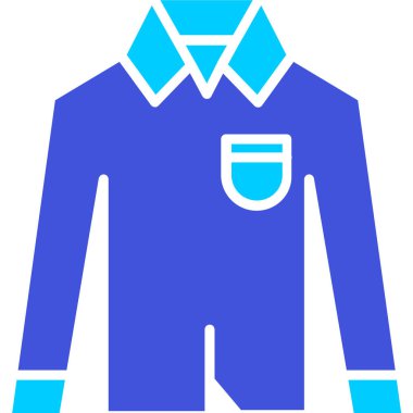 shirt simgesi vektör illüstrasyonu