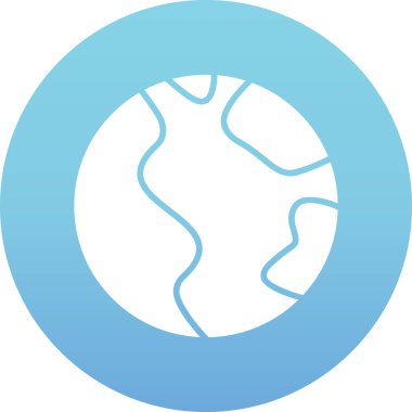 Küresel simge vektör illüstrasyonu