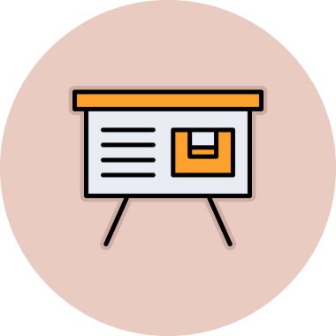 Modern eğitim ikonunun vektör illüstrasyonu