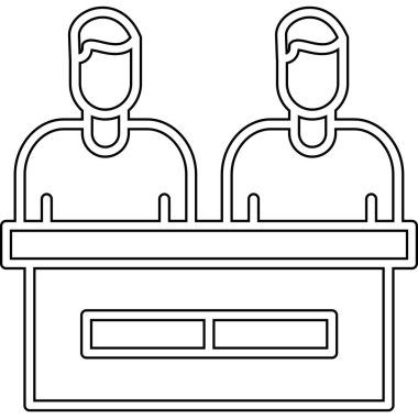 Müşteri çağrı merkezi simgesi, özet biçimi