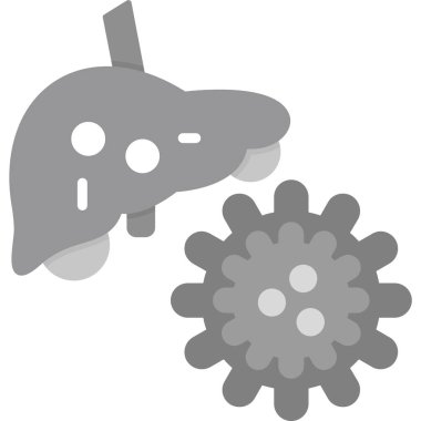 bakteri virüsü enfeksiyonu simgesi