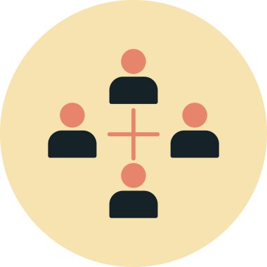 grup insanlarının grup simgesi düz biçimdedir